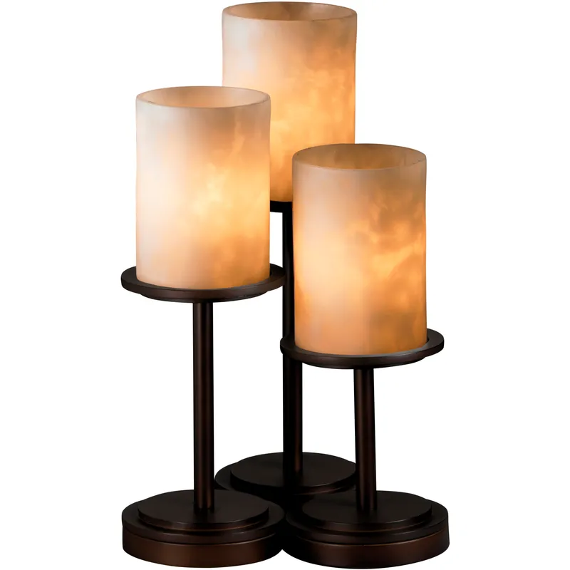 Clouds 16 inch 60 watt Dark Bronze Table Lamp Portable Light in Incandescent