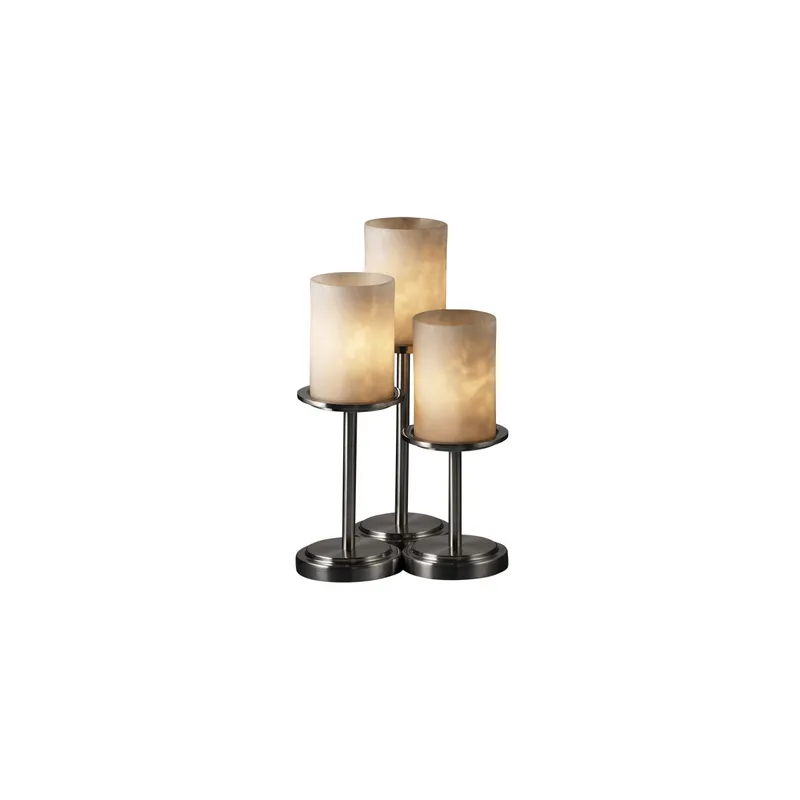 Clouds 16 inch 60 watt Brushed Nickel Table Lamp Portable Light in Incandescent