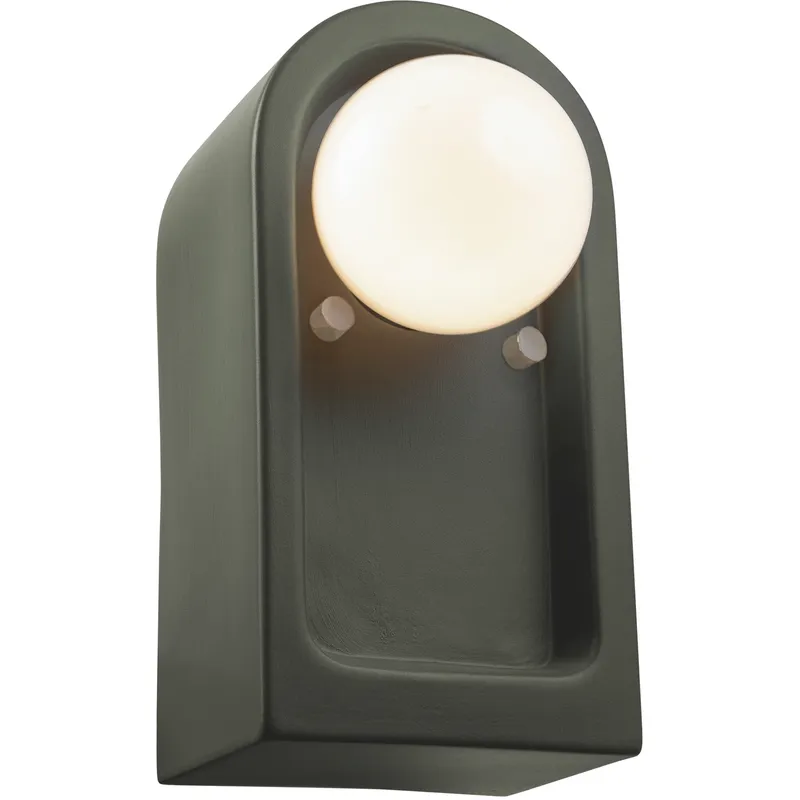Ambiance Collection 1 Light 4.75 inch Pewter Green Wall Sconce Wall Light