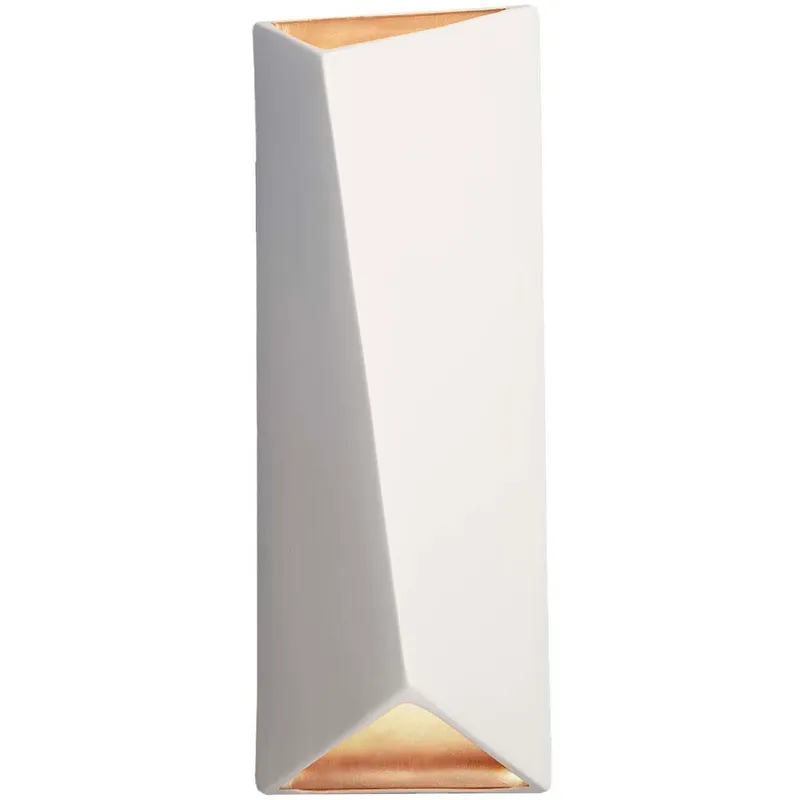 Ambiance Collection LED 9 inch Gloss White/Gloss White Wall Sconce Wall Light