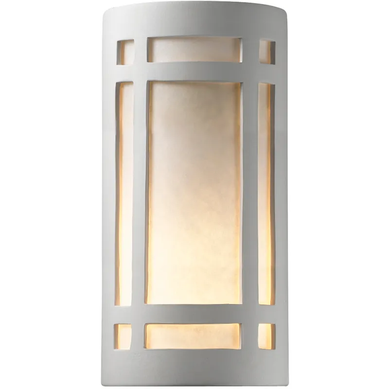 Ambiance LED 11 inch Antique Silver Wall Sconce Wall Light in 2000 Lm LED, Really Big
