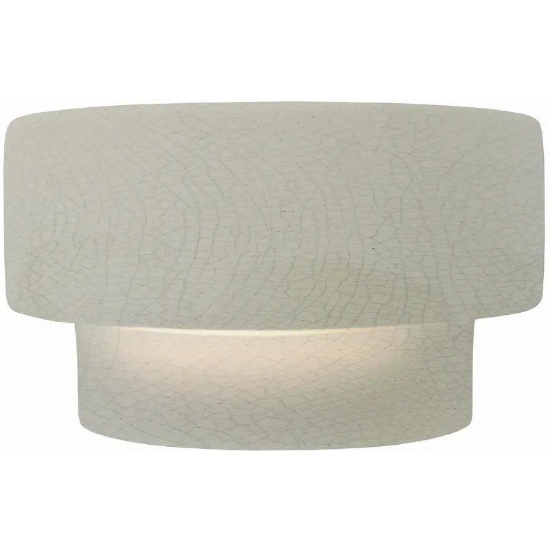Ambiance LED 10 inch White Crackle Wall Sconce Wall Light