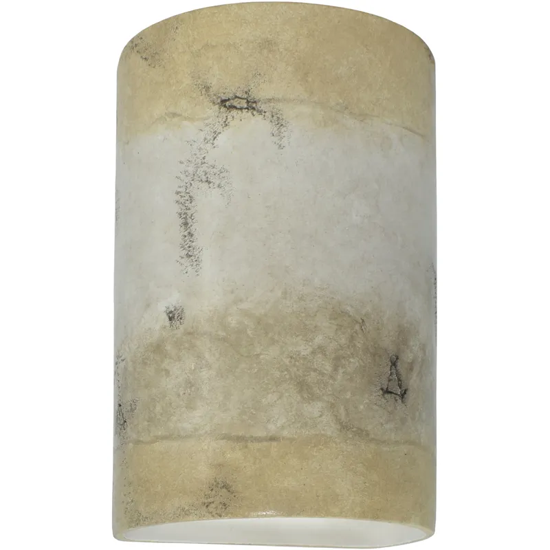 Ambiance Wall Sconce Wall Light in Greco Travertine, Incandescent, Small