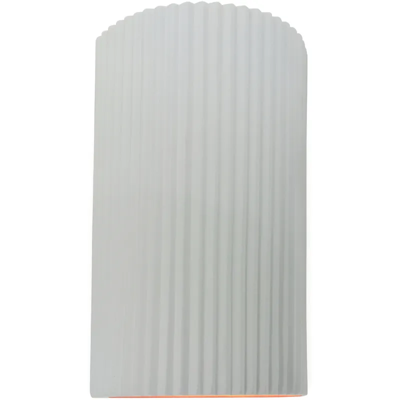 Ambiance LED 7.75 inch Gloss White ADA Wall Sconce Wall Light