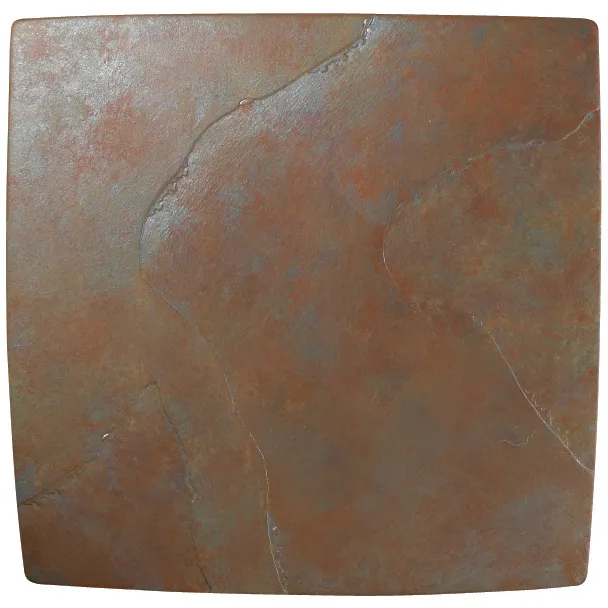 Ambiance Square LED 8 inch Tierra Red Slate ADA Wall Sconce Wall Light