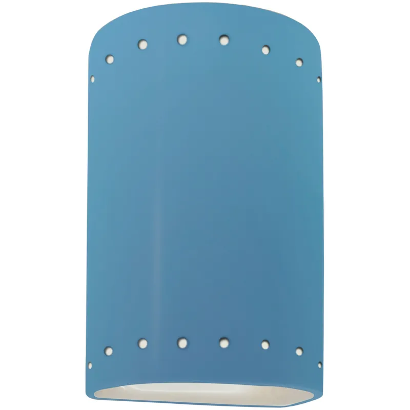 Ambiance 1 Light 5.75 inch Sky Blue Wall Sconce Wall Light