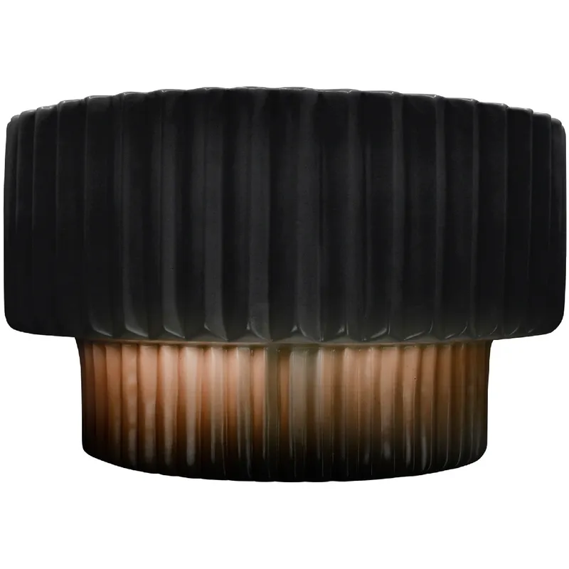 Ambiance 1 Light 10 inch Gloss Black Wall Sconce Wall Light
