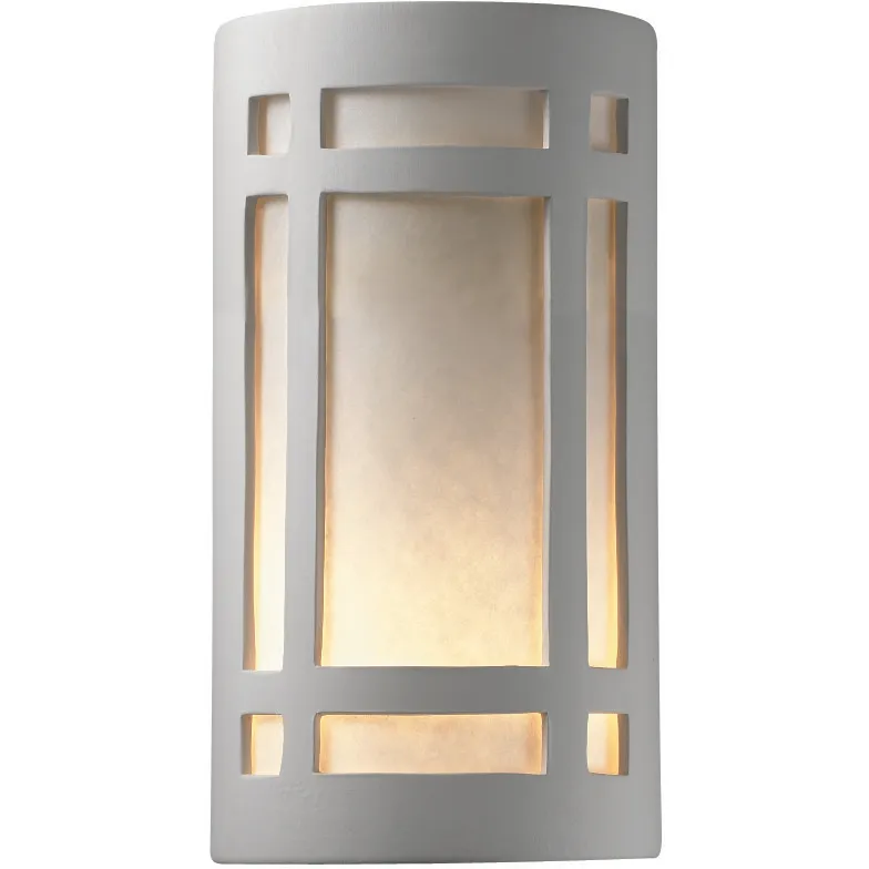 Ambiance 1 Light 7.75 inch Bisque Wall Sconce Wall Light, Large