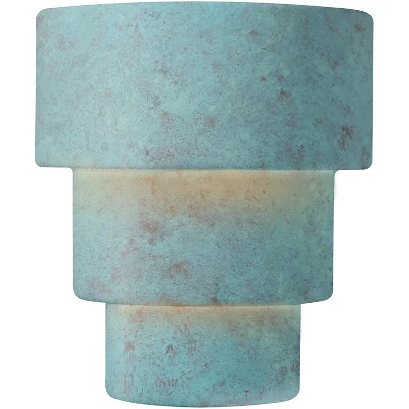 Ambiance Collection LED 12.75 inch Verde Patina Wall Sconce Wall Light in Dedicated LED, Form+Finish+Function