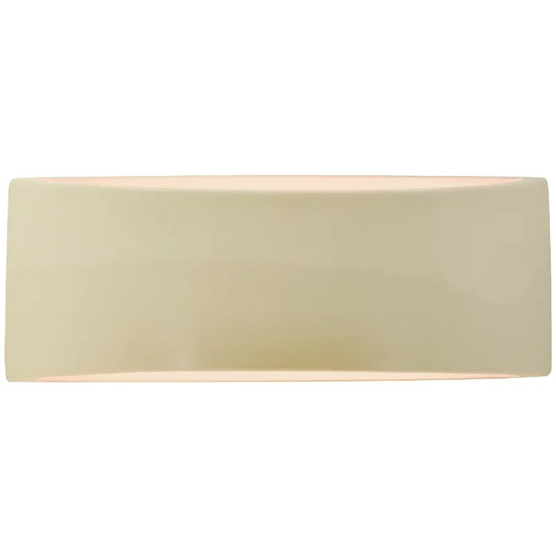Ambiance LED 13 inch Vanilla Gloss ADA Wall Sconce Wall Light