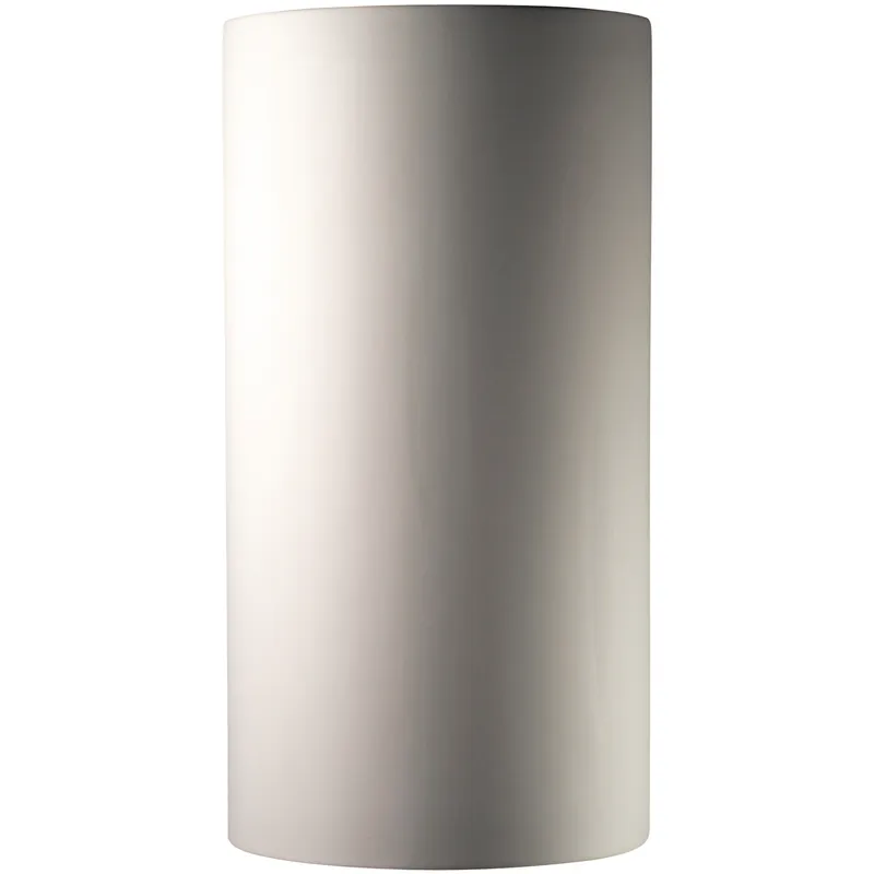 Ambiance Cylinder LED 10.75 inch Carbon Matte Black Wall Sconce Wall Light, Really Big
