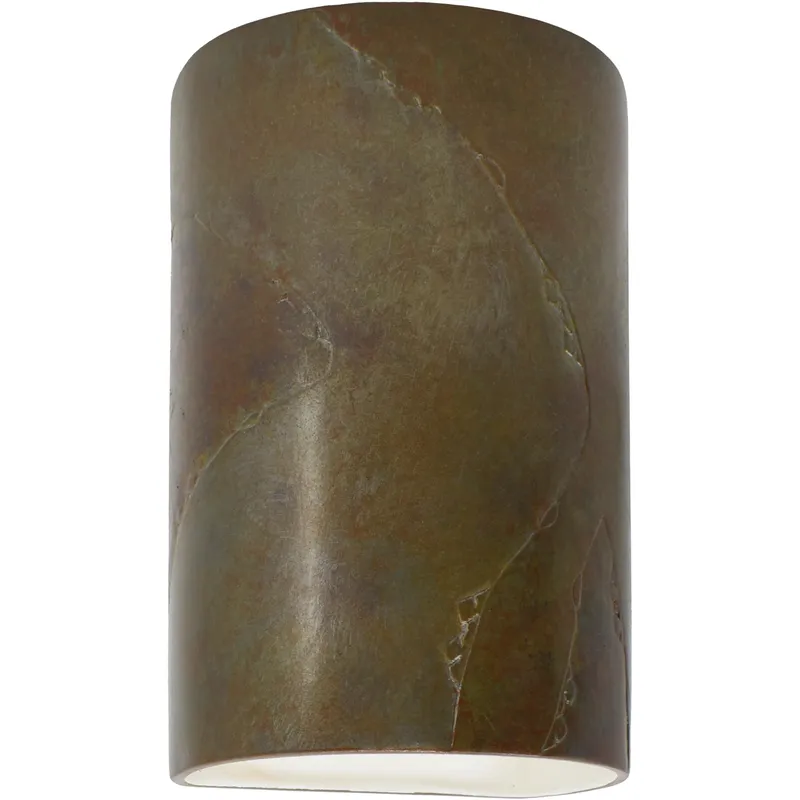 Ambiance Wall Sconce Wall Light in Tierra Red Slate, Incandescent, Large