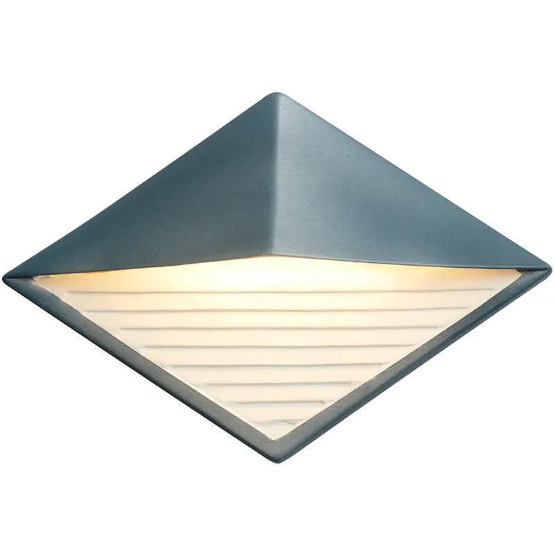 Ambiance LED 12 inch Midnight Sky with Matte White ADA Wall Sconce Wall Light, Diamond