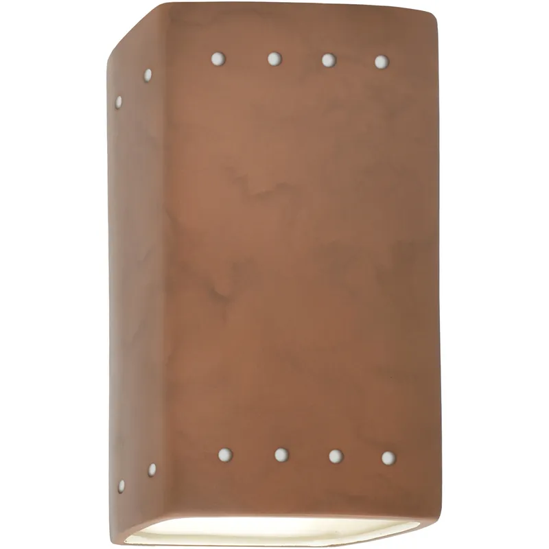 Ambiance Wall Sconce Wall Light in Terra Cotta, Incandescent, Small
