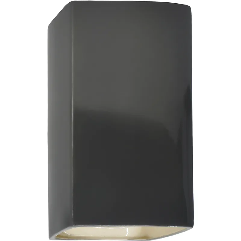 Ambiance 1 Light 5.25 inch Gloss Grey ADA Wall Sconce Wall Light