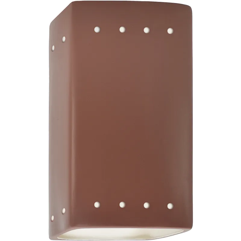 Ambiance 1 Light 5.25 inch Canyon Clay Wall Sconce Wall Light in Incandescent