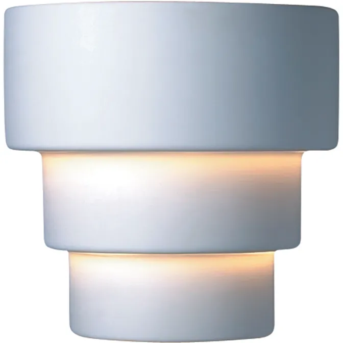Ambiance Terrace LED 10.75 inch White Crackle Wall Sconce Wall Light, Small
