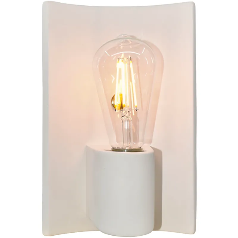 Ambiance Collection 1 Light 6.75 inch Bisque with Brushed Nickel Wall Sconce Wall Light