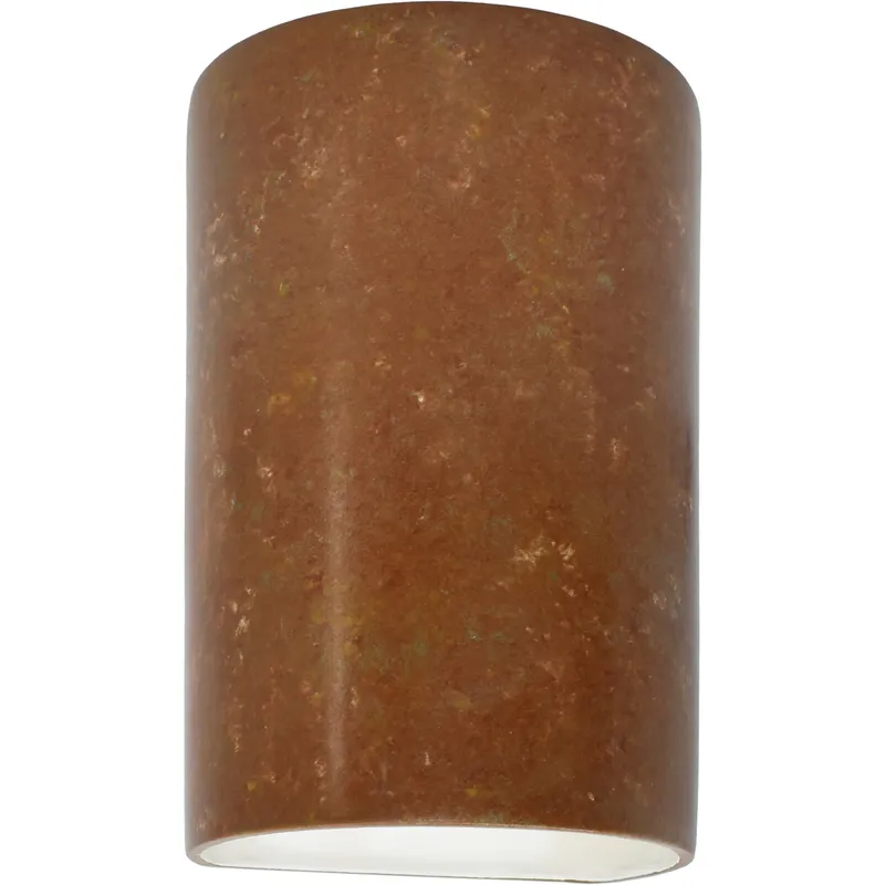 Ambiance 1 Light 5.75 inch Rust Patina Wall Sconce Wall Light, Form+Finish+Function