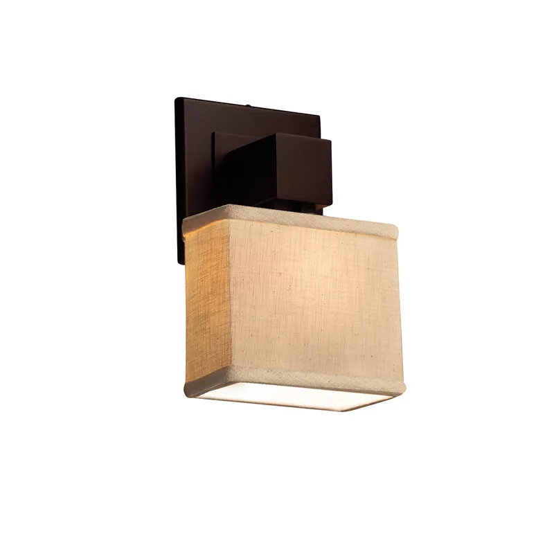 Textile LED 6 inch Polished Chrome ADA Wall Sconce Wall Light