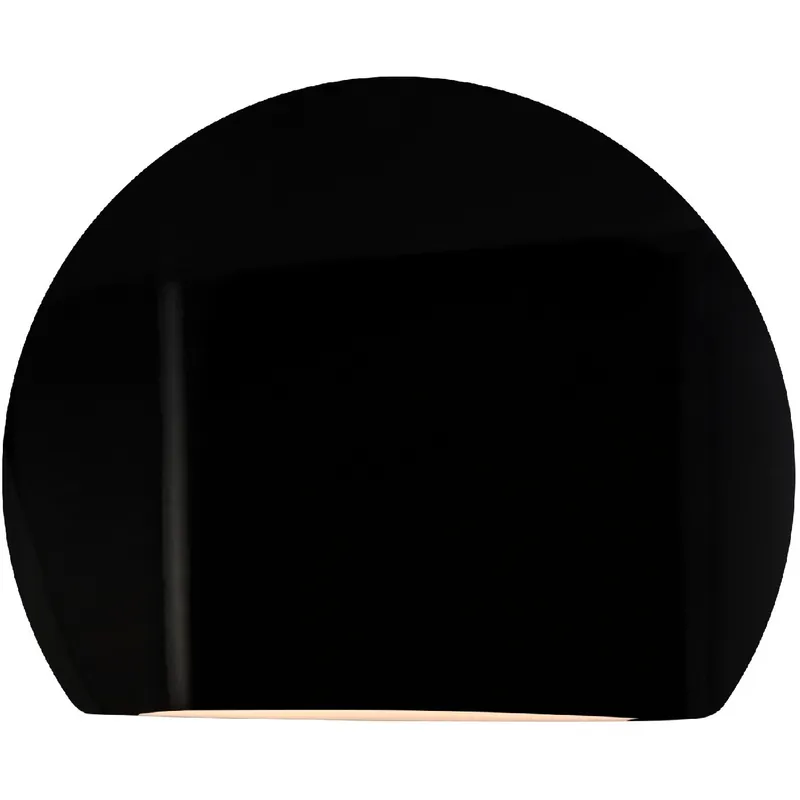 Ambiance LED 10 inch Gloss Black and Matte White ADA Wall Sconce Wall Light