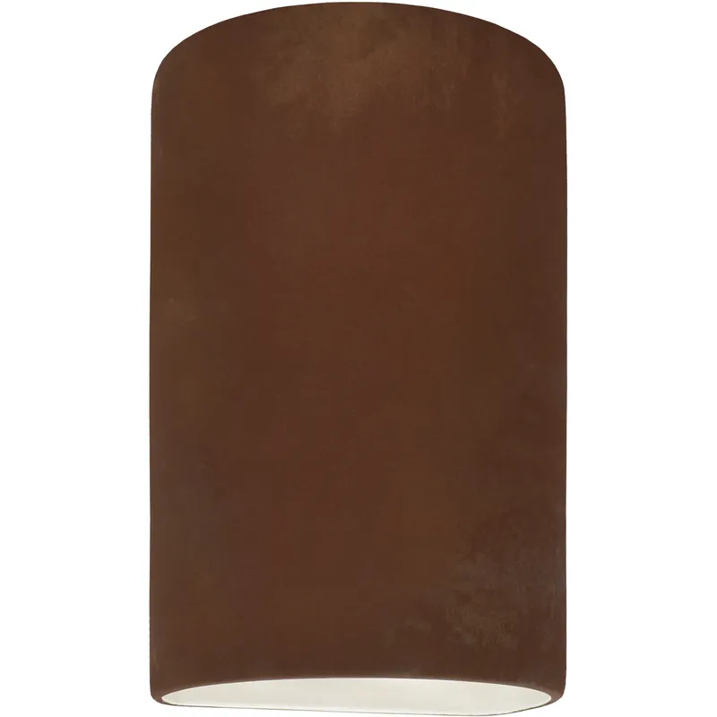 Ambiance Wall Sconce Wall Light in Real Rust, Incandescent, Large