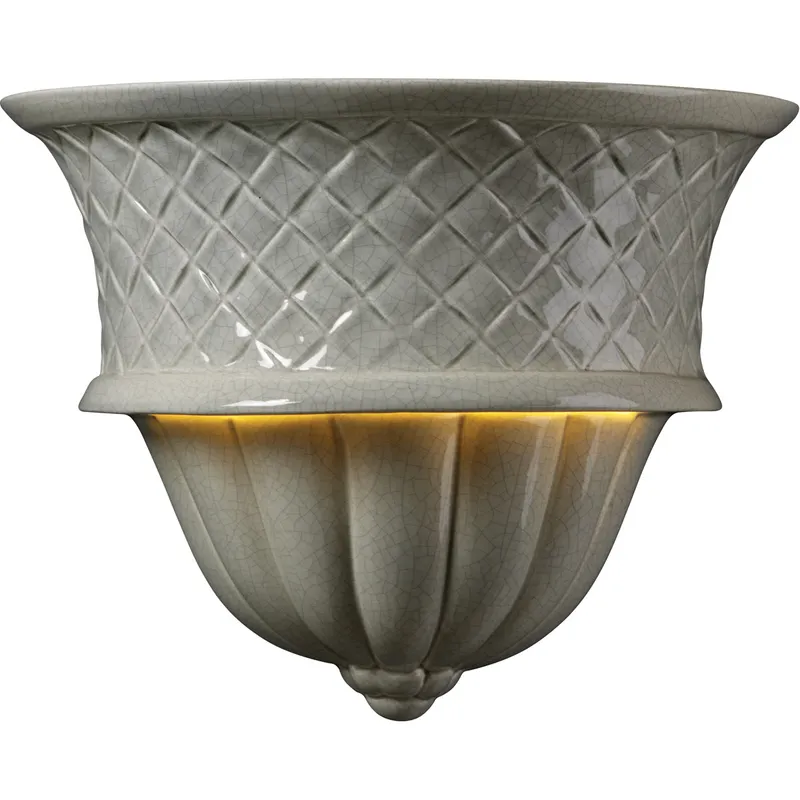 Ambiance 10.25 inch Antique Silver Wall Sconce Wall Light