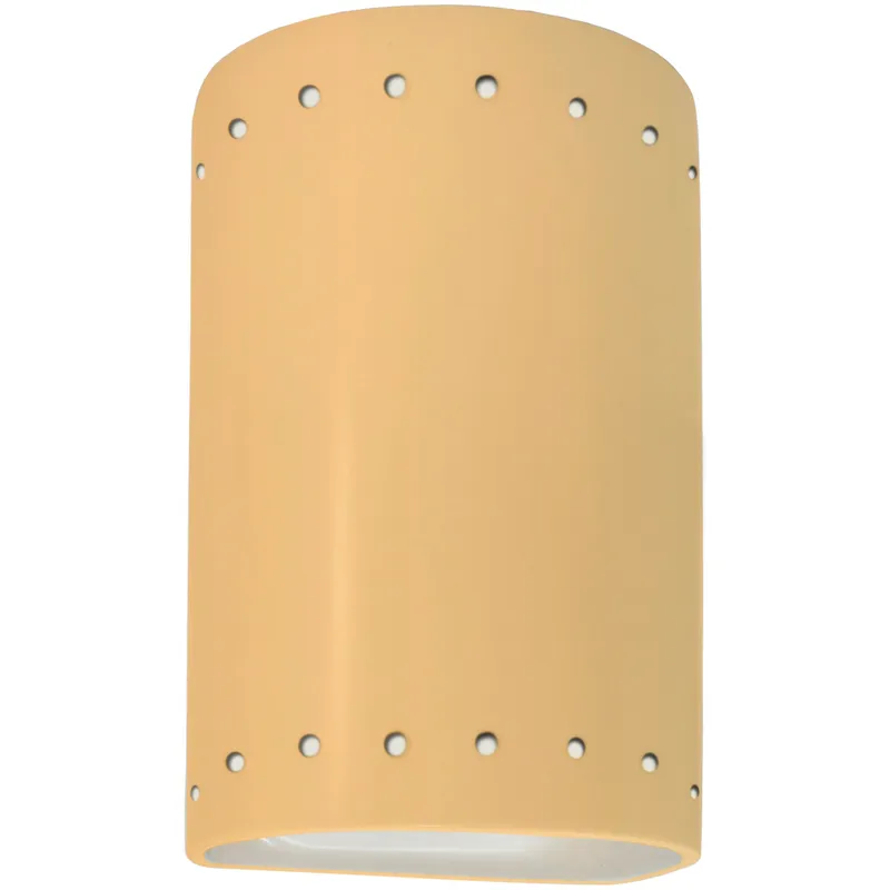 Ambiance 1 Light 5.75 inch Muted Yellow Wall Sconce Wall Light
