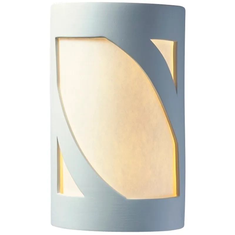 Ambiance LED 8 inch Antique Gold Wall Sconce Wall Light in 1000 Lm LED, Large
