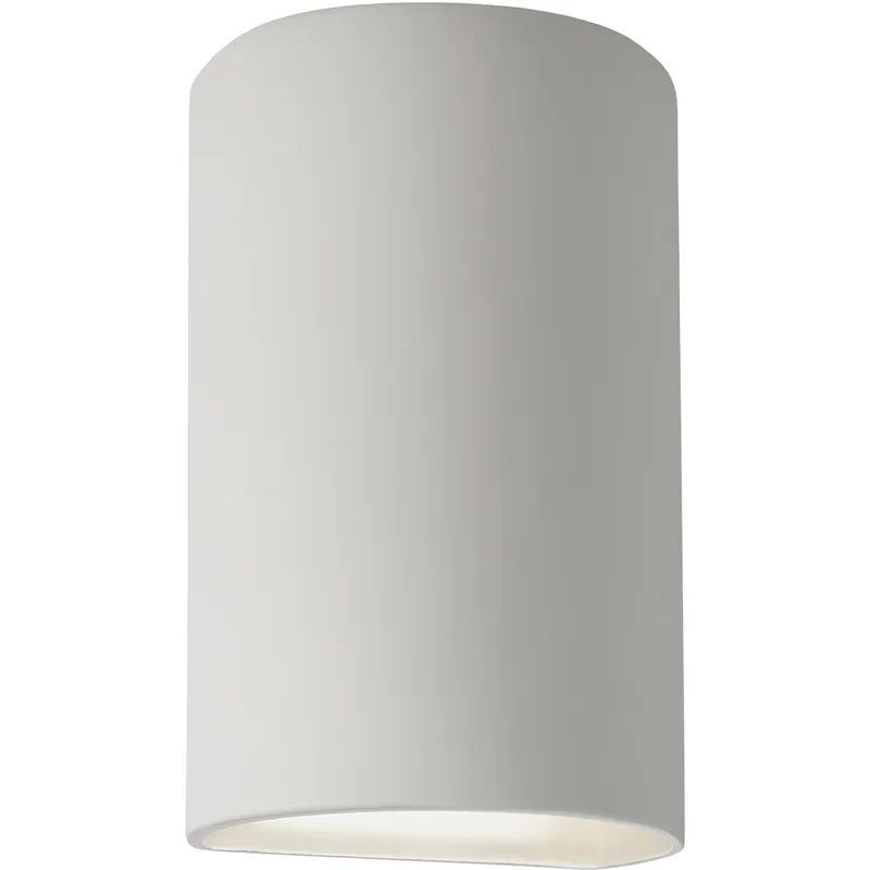 Ambiance Cylinder LED 7.75 inch Bisque ADA Wall Sconce Wall Light, Large