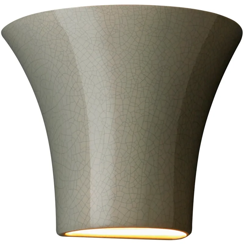 Ambiance LED 8 inch Antique Silver Wall Sconce Wall Light