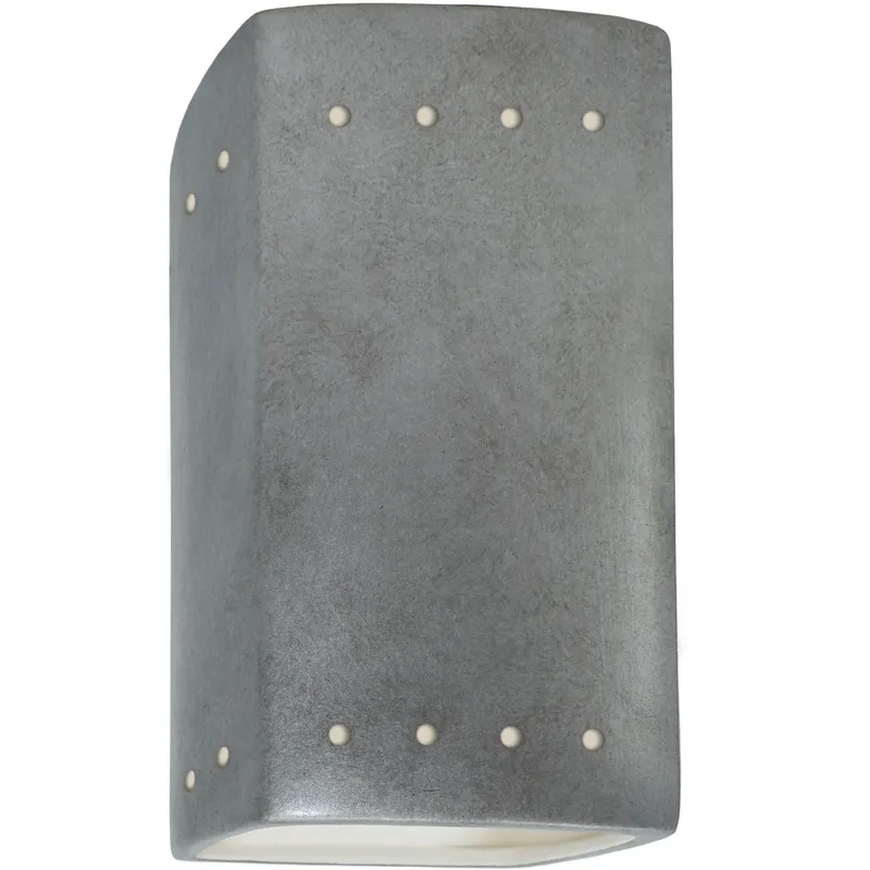 Ambiance LED 5 inch Antique Silver Wall Sconce Wall Light