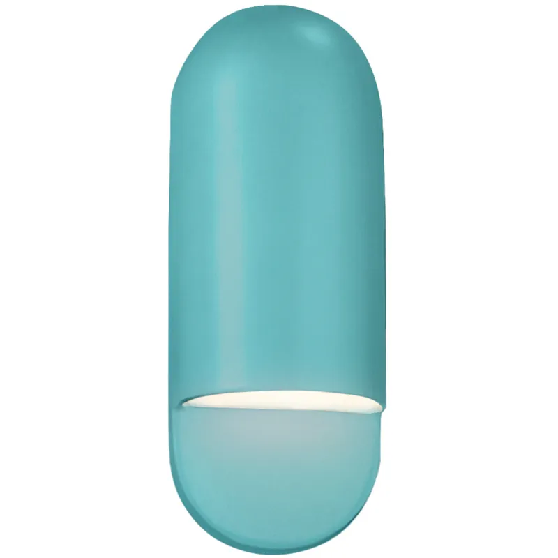 Ambiance Collection - Capsule Wall Sconce Wall Light in Dedicated LED, Reflecting Pool, 4D x 14H, Form+Finish+Function