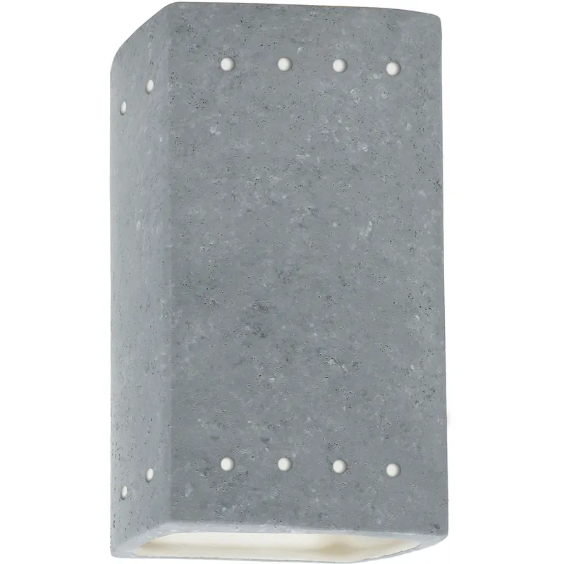 Ambiance 1 Light 5.25 inch Concrete Wall Sconce Wall Light in Incandescent