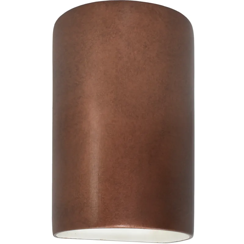 Ambiance 1 Light 5.75 inch Antique Copper Wall Sconce Wall Light, Form+Finish+Function