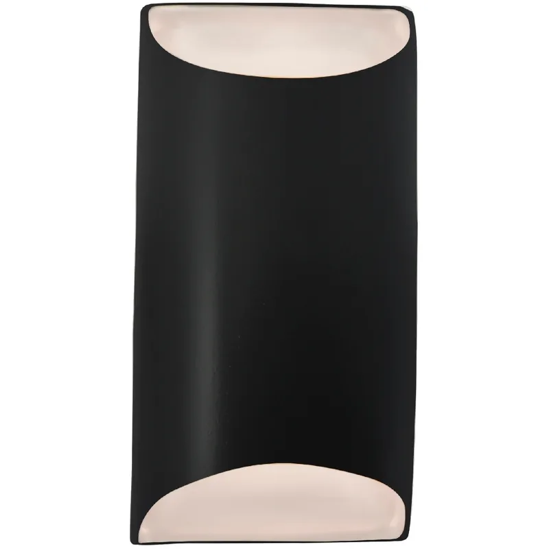 Ambiance 1 Light 5.5 inch Carbon Matte Black Wall Sconce Wall Light