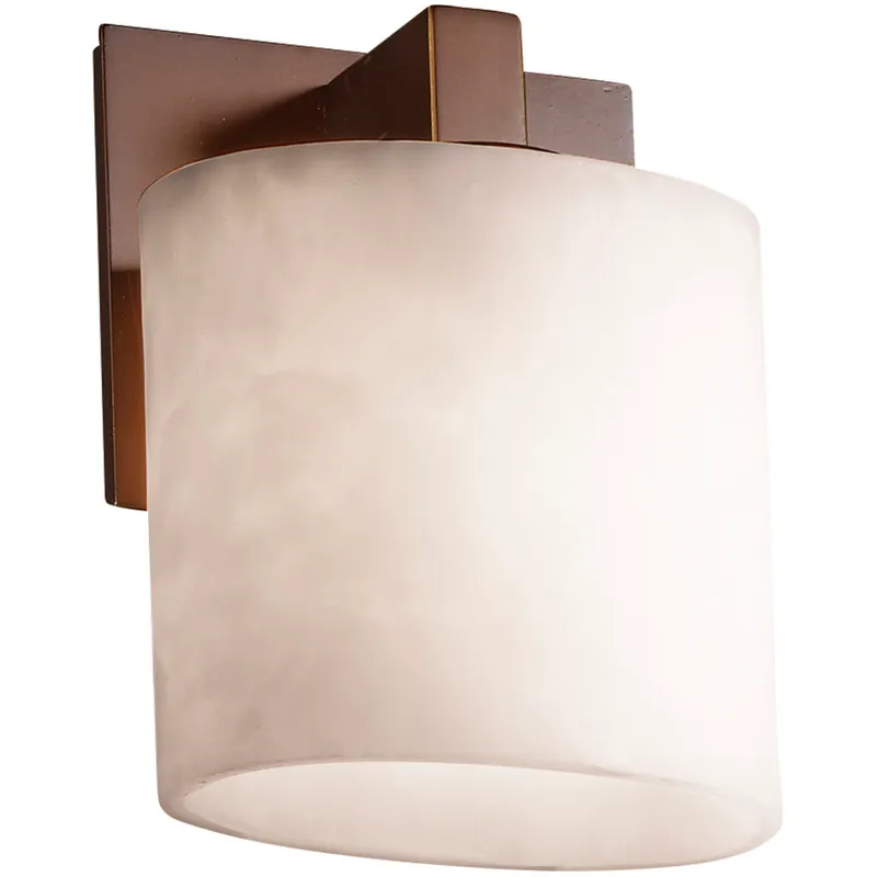 Clouds Wall Sconce Wall Light in Dark Bronze, Oval, Incandescent