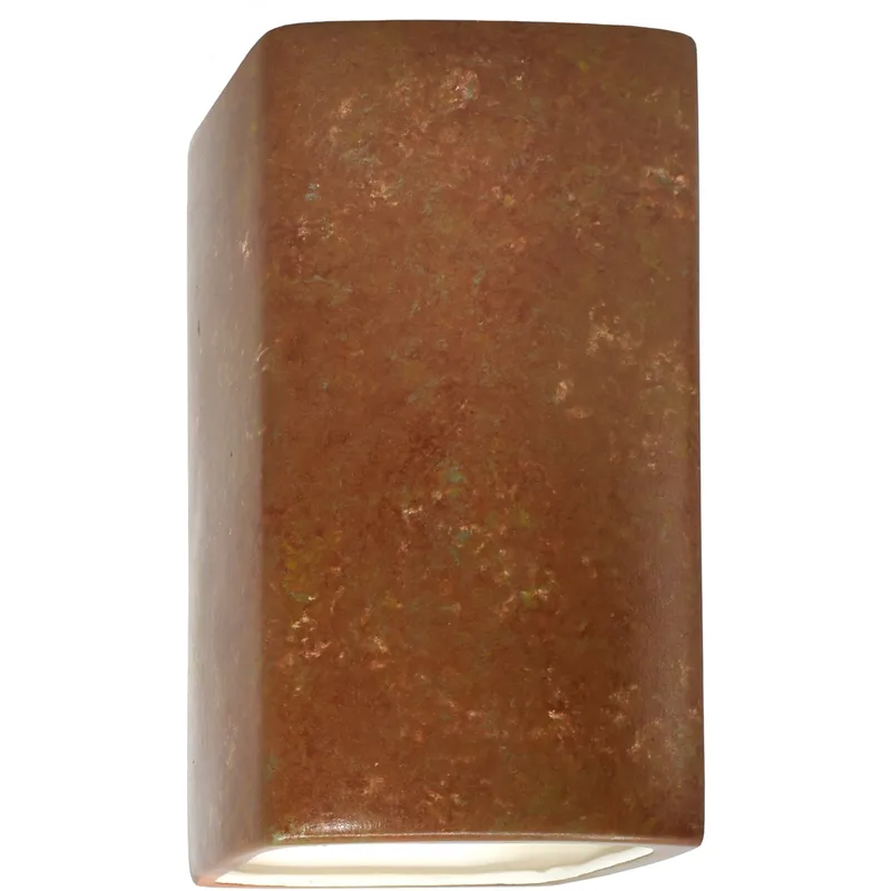 Ambiance Wall Sconce Wall Light in Rust Patina, Incandescent, Small