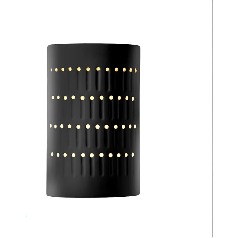 Ambiance LED 5.75 inch Gloss Black Wall Sconce Wall Light