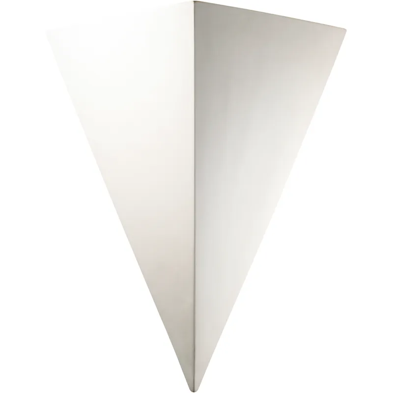 Ambiance Triangle LED 20.25 inch Bisque Wall Sconce Wall Light, Really Big