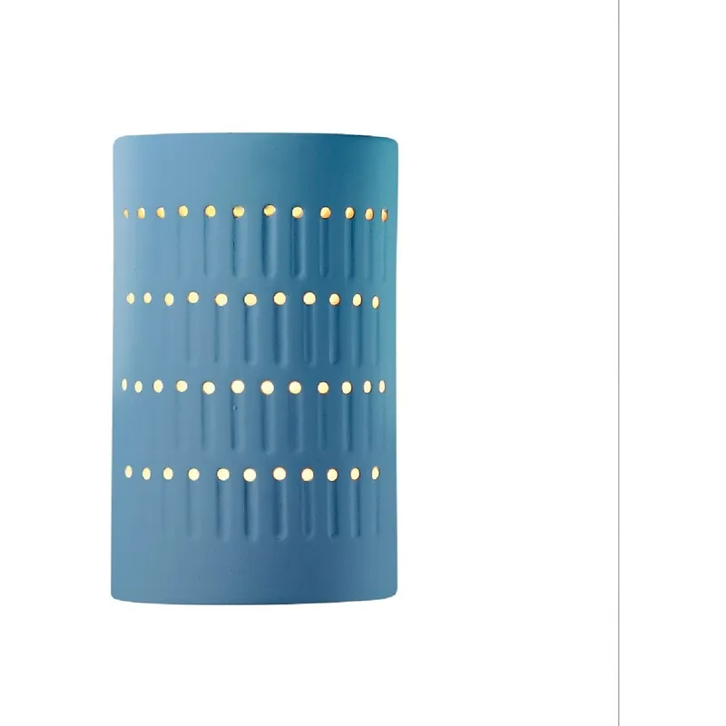 Ambiance 1 Light 5.75 inch Sky Blue Wall Sconce Wall Light