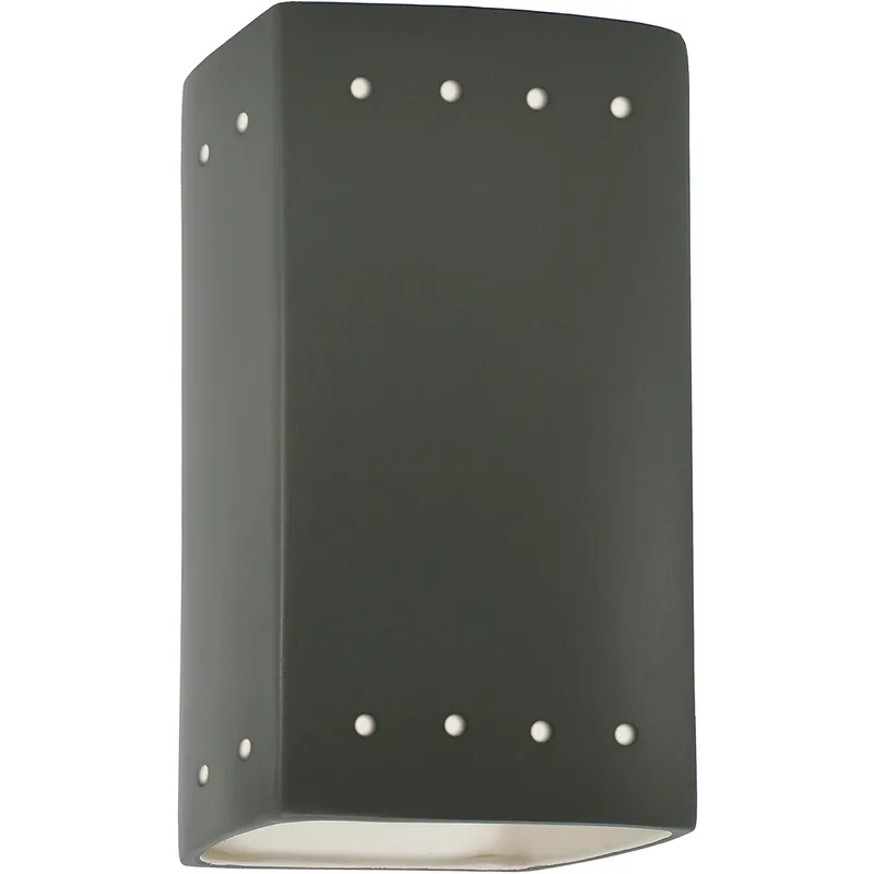 Ambiance 1 Light 5.25 inch Pewter Green Wall Sconce Wall Light in Incandescent
