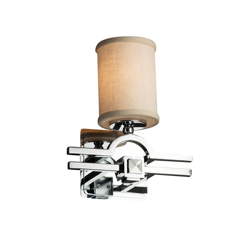 Textile LED 9 inch Matte Black Wall Sconce Wall Light