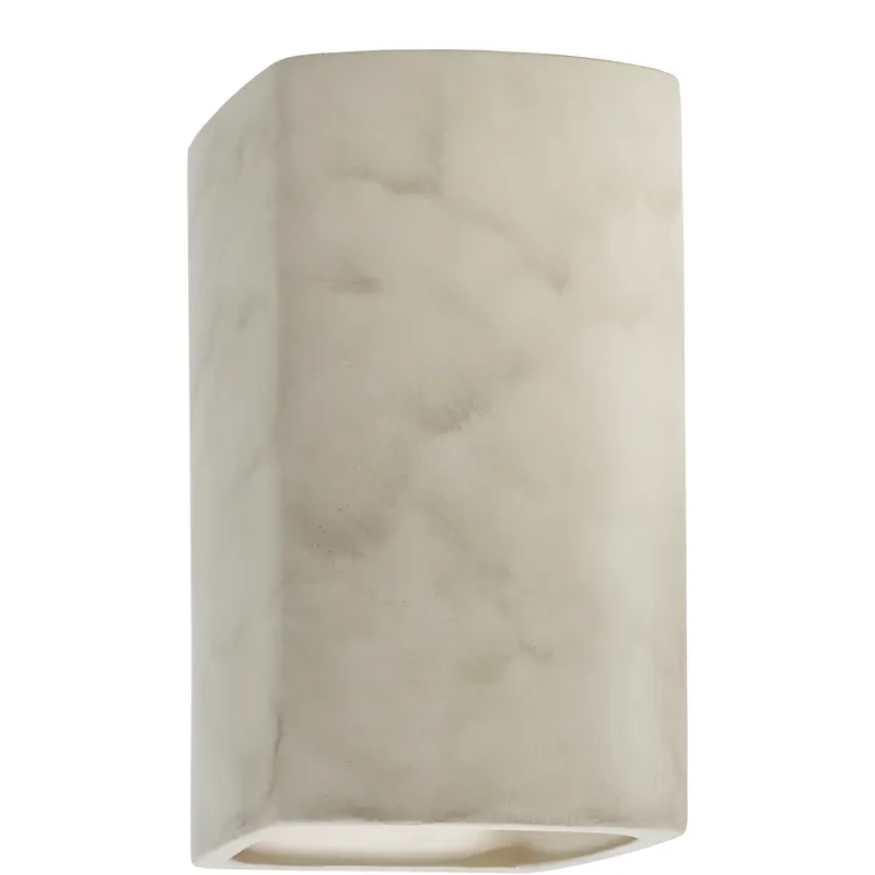 Ambiance Rectangle LED 5.25 inch Antique Patina ADA Wall Sconce Wall Light, Small