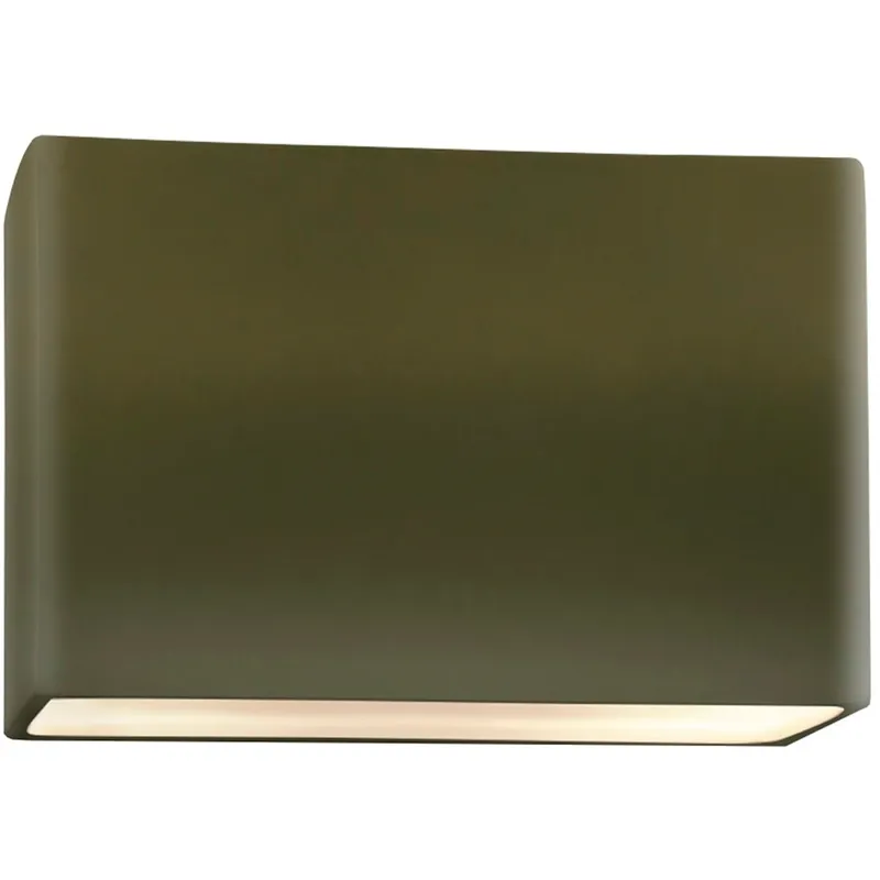 Ambiance LED 16.5 inch Matte Green ADA Wall Sconce Wall Light