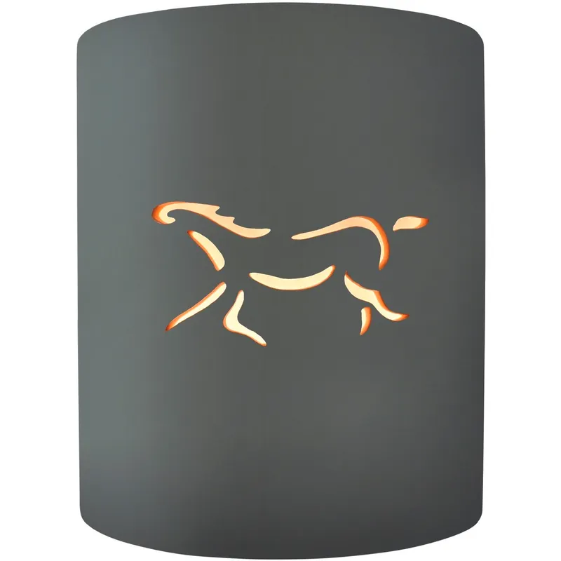 Sun Dagger LED 8 inch Gloss Grey Wall Sconce Wall Light