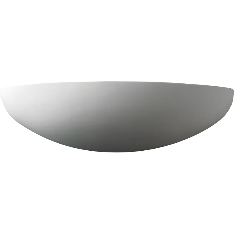 Ambiance Canoe 2 Light 19 inch Bisque ADA Wall Sconce Wall Light