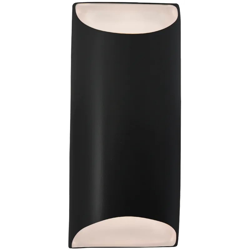 Ambiance LED 7 inch Carbon Matte Black ADA Wall Sconce Wall Light