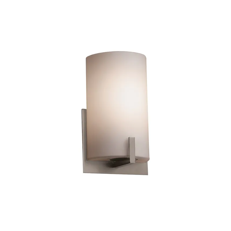 Fusion Wall Sconce Wall Light in 700 Lm LED, Brushed Nickel, Opal Fusion