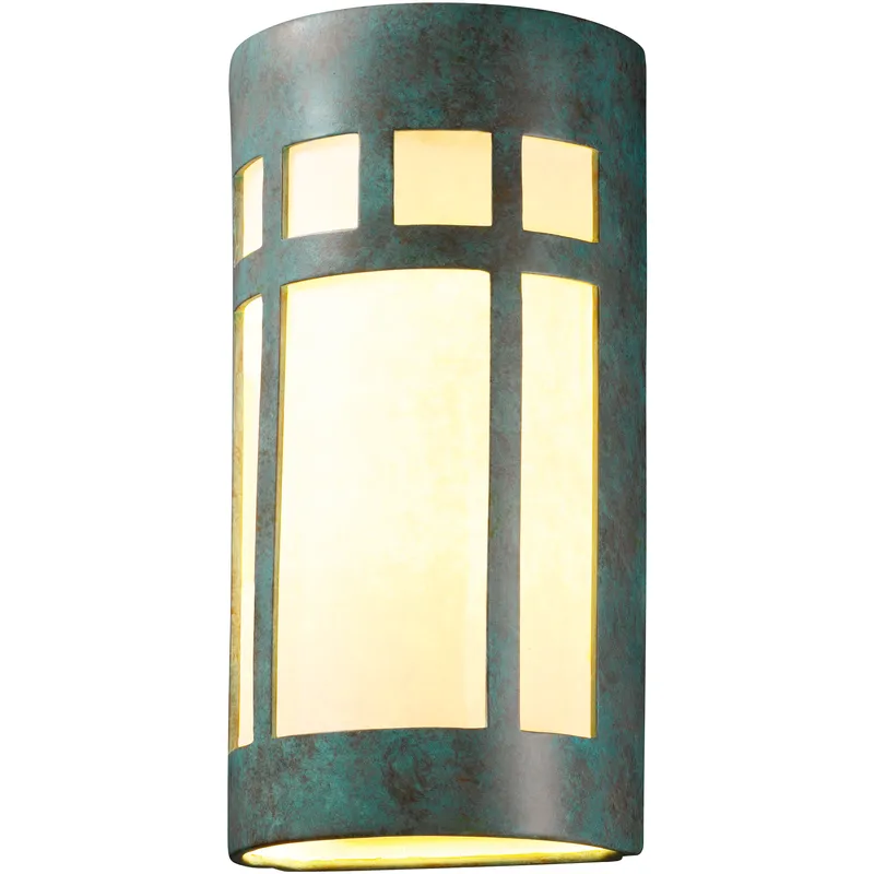 Ambiance LED 11 inch Hammered Pewter Wall Sconce Wall Light in 2000 Lm LED, Really Big